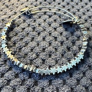 Alex and Ani Silver tone Star Bracelet
